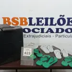 LOTE 423 - 06 PARES DE SANDÁLIAS HAVAIANAS. (NO ESTADO) ATENÇÃO! FAZER A VISITAÇÃO ANTES DE ARREMATAR, NÃO SABEMOS SE FUNCIONA. LEILÃO NÃO TEM GARANTIA E NEM DEVOLUÇÃO, SUJEITO A POSSÍVEIS AVARIAS VISÍVEIS/OCULTAS E/OU AUSÊNCIA DE COMPONENTES.