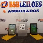 LOTE 153 - 02 TABLETS MARCA CCE. (NO ESTADO) ATENÇÃO! FAZER A VISITAÇÃO ANTES DE ARREMATAR, NÃO SABEMOS SE FUNCIONA, LEILÃO NÃO TEM GARANTIA E NEM DEVOLUÇÃO, SUJEITO A POSSÍVEIS AVARIAS VISÍVEIS/OCULTAS E/OU AUSÊNCIA DE COMPONENTES.