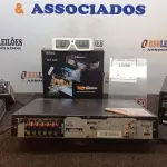 LOTE 058 - 01 APARELHO DE DVD, 01 CD RECEIVER MARCA YAMAHA, 01 RECEPTOR DE TV, 01 RADIO DE CARRO, 01 ÓCULOS 3D, 01 PROJETOR DE LUZES LED E 02 MICROSCÓPIOS INCOMPLETOS. (NO ESTADO) ATENÇÃO! FAZER A VISITAÇÃO ANTES DE ARREMATAR, NÃO SABEMOS SE FUNCIONA, LEILÃO NÃO TEM GARANTIA E NEM DEVOLUÇÃO, SUJEITO A POSSÍVEIS AVARIAS VISÍVEIS/OCULTAS E/OU AUSÊNCIA DE COMPONENTES.