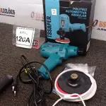LOTE 120 - 01 POLITRIZ AUTOMOTIVA ANGULAR 700W 6VELOCIDADES 600-4000RPM 220V COM PUNHO, CHAVE, DISCO E BOINA DE LÃ. (NO ESTADO) ATENÇÃO! FAZER A VISITAÇÃO ANTES DE ARREMATAR, NÃO SABEMOS SE FUNCIONA. LEILÃO NÃO TEM GARANTIA E NEM DEVOLUÇÃO, SUJEITO A POSSÍVEIS AVARIAS VISÍVEIS/OCULTAS E/OU AUSÊNCIA DE COMPONENTES.