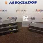 LOTE 008 - 05 SWITCH’S 24 PORTAS MARCA HP. (NO ESTADO) ATENÇÃO! FAZER A VISITAÇÃO ANTES DE ARREMATAR, NÃO SABEMOS SE FUNCIONA, LEILÃO NÃO TEM GARANTIA E NEM DEVOLUÇÃO, SUJEITO A POSSÍVEIS AVARIAS VISÍVEIS/OCULTAS E/OU AUSÊNCIA DE COMPONENTES.