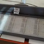 LOTE 457 - 01 REFLETOR LED PARA QUADRA. (NO ESTADO) ATENÇÃO! FAZER A VISITAÇÃO ANTES DE ARREMATAR, NÃO SABEMOS SE FUNCIONA. LEILÃO NÃO TEM GARANTIA E NEM DEVOLUÇÃO, SUJEITO A POSSÍVEIS AVARIAS VISÍVEIS/OCULTAS E/OU AUSÊNCIA DE COMPONENTES.