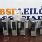 LOTE 133 - 06 CPUS MARCA DELL PARA RETIRADA DE PEÇAS. (NO ESTADO) ATENÇÃO! FAZER A VISITAÇÃO ANTES DE ARREMATAR, NÃO SABEMOS SE FUNCIONA. LEILÃO NÃO TEM GARANTIA E NEM DEVOLUÇÃO, SUJEITO A POSSÍVEIS AVARIAS VISÍVEIS/OCULTAS E/OU AUSÊNCIA DE COMPONENTES.
