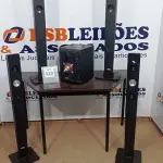 LOTE 023 - 01 MINI SYSTEM PHILCO COM 04 CAIXAS DE SOM TIPO TORRE. (NO ESTADO) ATENÇÃO! FAZER A VISITAÇÃO ANTES DE ARREMATAR, NÃO SABEMOS SE FUNCIONA, LEILÃO NÃO TEM GARANTIA E NEM DEVOLUÇÃO, SUJEITO A POSSÍVEIS AVARIAS VISÍVEIS/OCULTAS E/OU AUSÊNCIA DE COMPONENTES.