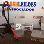 LOTE 062 - 01 CENTRAL MULTIMIDIA MP5, 01 AMPLIFICADOR COMPACTO, 01 GERADOR DE OZÔNIO E 01 SUPORTE PARA BICICLETA. (NO ESTADO) ATENÇÃO! FAZER A VISITAÇÃO ANTES DE ARREMATAR, NÃO SABEMOS SE FUNCIONA, LEILÃO NÃO TEM GARANTIA E NEM DEVOLUÇÃO, SUJEITO A POSSÍVEIS AVARIAS VISÍVEIS/OCULTAS E/OU AUSÊNCIA DE COMPONENTES.
