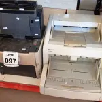 LOTE 097 - 01 IMPRESSORA MARCA HP MODELO 1320N, 01 SCANNER MARCA KODAK E 01 SCANNER MARCA PANASONIC MODELO KV-S4065C. (NO ESTADO) ATENÇÃO! FAZER A VISITAÇÃO ANTES DE ARREMATAR, NÃO SABEMOS SE FUNCIONA, LEILÃO NÃO TEM GARANTIA E NEM DEVOLUÇÃO, SUJEITO A POSSÍVEIS AVARIAS VISÍVEIS/OCULTAS E/OU AUSÊNCIA DE COMPONENTES.