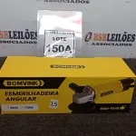 LOTE 150 - 01 ESMERILHADEIRA ANGULAR 220V 710W  ACESSÓRIOS 1CHAVE 1PROTETOR 01 MANOPLA (NO ESTADO) ATENÇÃO! FAZER A VISITAÇÃO ANTES DE ARREMATAR, NÃO SABEMOS SE FUNCIONA. LEILÃO NÃO TEM GARANTIA E NEM DEVOLUÇÃO, SUJEITO A POSSÍVEIS AVARIAS VISÍVEIS/OCULTAS E/OU AUSÊNCIA DE COMPONENTES.