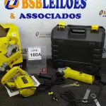 LOTE 160 - 01 KIT SERRA MÁRMORE E ESMERILHADEIRA  COM MALETA 650/950W 220V (NO ESTADO) ATENÇÃO! FAZER A VISITAÇÃO ANTES DE ARREMATAR, NÃO SABEMOS SE FUNCIONA. LEILÃO NÃO TEM GARANTIA E NEM DEVOLUÇÃO, SUJEITO A POSSÍVEIS AVARIAS VISÍVEIS/OCULTAS E/OU AUSÊNCIA DE COMPONENTES.