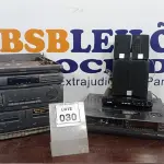 LOTE 030 - 01 TOCA DISCOS, 01 APARELHO DE VIDEO CASSETE, 01 APARELHO DE DVD E 03 MINIS CAIXAS DE SOM. (NO ESTADO) ATENÇÃO! FAZER A VISITAÇÃO ANTES DE ARREMATAR, NÃO SABEMOS SE FUNCIONA, LEILÃO NÃO TEM GARANTIA E NEM DEVOLUÇÃO, SUJEITO A POSSÍVEIS AVARIAS VISÍVEIS/OCULTAS E/OU AUSÊNCIA DE COMPONENTES.