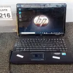 LOTE 216 - 01 NOTEBOOK MARCA COMPAQ. (NO ESTADO) ATENÇÃO! FAZER A VISITAÇÃO ANTES DE ARREMATAR, NÃO SABEMOS SE FUNCIONA, LEILÃO NÃO TEM GARANTIA E NEM DEVOLUÇÃO, SUJEITO A POSSÍVEIS AVARIAS VISÍVEIS/OCULTAS E/OU AUSÊNCIA DE COMPONENTES.
