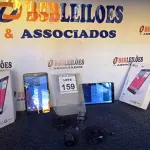 LOTE 159 - 02 TABLETS GPAD 4G MARCA LG. (NO ESTADO) ATENÇÃO! FAZER A VISITAÇÃO ANTES DE ARREMATAR, NÃO SABEMOS SE FUNCIONA, LEILÃO NÃO TEM GARANTIA E NEM DEVOLUÇÃO, SUJEITO A POSSÍVEIS AVARIAS VISÍVEIS/OCULTAS E/OU AUSÊNCIA DE COMPONENTES.