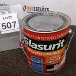 LOTE 507 - 01 LATA DE ESMALTE SINTÉTICO COM 3,6L NA COR BRILHANTE VERDE PRIMAVERA MARCA GLASURIT. (NO ESTADO) ATENÇÃO! FAZER A VISITAÇÃO ANTES DE ARREMATAR, NÃO SABEMOS SE FUNCIONA, LEILÃO NÃO TEM GARANTIA E NEM DEVOLUÇÃO, SUJEITO A POSSÍVEIS AVARIAS VISÍVEIS/OCULTAS E/OU AUSÊNCIA DE COMPONENTES.