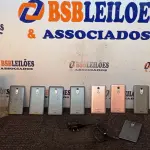 LOTE 168 - 08 CELULARES MARCA POSITIVO E 01 CARREGADOR. (NO ESTADO) ATENÇÃO! FAZER A VISITAÇÃO ANTES DE ARREMATAR, NÃO SABEMOS SE FUNCIONA, LEILÃO NÃO TEM GARANTIA E NEM DEVOLUÇÃO, SUJEITO A POSSÍVEIS AVARIAS VISÍVEIS/OCULTAS E/OU AUSÊNCIA DE COMPONENTES.