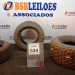 LOTE 034 - 02 PNEUS 14.5 X 6.0-8 E 01 18 X 9.0-8. (NO ESTADO) ATENÇÃO! FAZER A VISITAÇÃO ANTES DE ARREMATAR, NÃO SABEMOS SE FUNCIONA, LEILÃO NÃO TEM GARANTIA E NEM DEVOLUÇÃO, SUJEITO A POSSÍVEIS AVARIAS VISÍVEIS/OCULTAS E/OU AUSÊNCIA DE COMPONENTES.