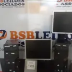 LOTE 109 - 02 CPU MARCA LENOVO E 02 MONITORES MARCA LG. (NO ESTADO) ATENÇÃO! FAZER A VISITAÇÃO ANTES DE ARREMATAR, NÃO SABEMOS SE FUNCIONA, LEILÃO NÃO TEM GARANTIA E NEM DEVOLUÇÃO, SUJEITO A POSSÍVEIS AVARIAS VISÍVEIS/OCULTAS E/OU AUSÊNCIA DE COMPONENTES.