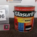 LOTE 506 - 01 LATA DE ESMALTE SINTÉTICO COM 3,6L NA COR BRILHANTE AZUL REAL MARCA GLASURIT. (NO ESTADO) ATENÇÃO! FAZER A VISITAÇÃO ANTES DE ARREMATAR, NÃO SABEMOS SE FUNCIONA, LEILÃO NÃO TEM GARANTIA E NEM DEVOLUÇÃO, SUJEITO A POSSÍVEIS AVARIAS VISÍVEIS/OCULTAS E/OU AUSÊNCIA DE COMPONENTES.