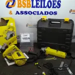 LOTE 160 - 01 KIT SERRA MÁRMORE E ESMERILHADEIRA  COM MALETA 650/950W 220V (NO ESTADO) ATENÇÃO! FAZER A VISITAÇÃO ANTES DE ARREMATAR, NÃO SABEMOS SE FUNCIONA. LEILÃO NÃO TEM GARANTIA E NEM DEVOLUÇÃO, SUJEITO A POSSÍVEIS AVARIAS VISÍVEIS/OCULTAS E/OU AUSÊNCIA DE COMPONENTES.