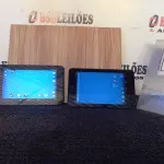 LOTE 175 - 02 TABLETS MARCA DELL. (NO ESTADO) ATENÇÃO! FAZER A VISITAÇÃO ANTES DE ARREMATAR, NÃO SABEMOS SE FUNCIONA, LEILÃO NÃO TEM GARANTIA E NEM DEVOLUÇÃO, SUJEITO A POSSÍVEIS AVARIAS VISÍVEIS/OCULTAS E/OU AUSÊNCIA DE COMPONENTES.