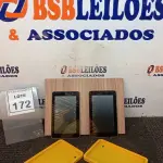 LOTE 172 - 02 TABLETS MARCA CCE. (NO ESTADO) ATENÇÃO! FAZER A VISITAÇÃO ANTES DE ARREMATAR, NÃO SABEMOS SE FUNCIONA, LEILÃO NÃO TEM GARANTIA E NEM DEVOLUÇÃO, SUJEITO A POSSÍVEIS AVARIAS VISÍVEIS/OCULTAS E/OU AUSÊNCIA DE COMPONENTES.