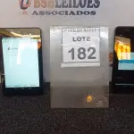 LOTE 182 - 02 TABLETS MARCA DELL. (NO ESTADO) ATENÇÃO! FAZER A VISITAÇÃO ANTES DE ARREMATAR, NÃO SABEMOS SE FUNCIONA, LEILÃO NÃO TEM GARANTIA E NEM DEVOLUÇÃO, SUJEITO A POSSÍVEIS AVARIAS VISÍVEIS/OCULTAS E/OU AUSÊNCIA DE COMPONENTES.