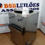 LOTE 021 - 01 SUQUEIRA EM INOX 220V. (NO ESTADO) ATENÇÃO! FAZER A VISITAÇÃO ANTES DE ARREMATAR, NÃO SABEMOS SE FUNCIONA, LEILÃO NÃO TEM GARANTIA E NEM DEVOLUÇÃO, SUJEITO A POSSÍVEIS AVARIAS VISÍVEIS/OCULTAS E/OU AUSÊNCIA DE COMPONENTES.