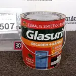 LOTE 507 - 01 LATA DE ESMALTE SINTÉTICO COM 3,6L NA COR BRILHANTE VERDE PRIMAVERA MARCA GLASURIT. (NO ESTADO) ATENÇÃO! FAZER A VISITAÇÃO ANTES DE ARREMATAR, NÃO SABEMOS SE FUNCIONA, LEILÃO NÃO TEM GARANTIA E NEM DEVOLUÇÃO, SUJEITO A POSSÍVEIS AVARIAS VISÍVEIS/OCULTAS E/OU AUSÊNCIA DE COMPONENTES.