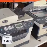 LOTE 140 - 02 IMPRESSORAS MULTIFUNCIONAIS MARCA BROTHER. (NO ESTADO) ATENÇÃO! FAZER A VISITAÇÃO ANTES DE ARREMATAR, NÃO SABEMOS SE FUNCIONA, LEILÃO NÃO TEM GARANTIA E NEM DEVOLUÇÃO, SUJEITO A POSSÍVEIS AVARIAS VISÍVEIS/OCULTAS E/OU AUSÊNCIA DE COMPONENTES.