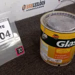 LOTE 504 - 01 TINTA ACRÍLICA 3,6L COR FOSCO CAMURÇA MARCA GLASURIT. (NO ESTADO) ATENÇÃO! FAZER A VISITAÇÃO ANTES DE ARREMATAR, NÃO SABEMOS SE FUNCIONA. LEILÃO NÃO TEM GARANTIA E NEM DEVOLUÇÃO, SUJEITO A POSSÍVEIS AVARIAS VISÍVEIS/OCULTAS E/OU AUSÊNCIA DE COMPONENTES.