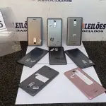 LOTE 155 - 08 CELULARES MARCA POSITIVO. (NO ESTADO) ATENÇÃO! FAZER A VISITAÇÃO ANTES DE ARREMATAR, NÃO SABEMOS SE FUNCIONA, LEILÃO NÃO TEM GARANTIA E NEM DEVOLUÇÃO, SUJEITO A POSSÍVEIS AVARIAS VISÍVEIS/OCULTAS E/OU AUSÊNCIA DE COMPONENTES.