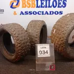 LOTE 034 - 02 PNEUS 14.5 X 6.0-8 E 01 18 X 9.0-8. (NO ESTADO) ATENÇÃO! FAZER A VISITAÇÃO ANTES DE ARREMATAR, NÃO SABEMOS SE FUNCIONA, LEILÃO NÃO TEM GARANTIA E NEM DEVOLUÇÃO, SUJEITO A POSSÍVEIS AVARIAS VISÍVEIS/OCULTAS E/OU AUSÊNCIA DE COMPONENTES.