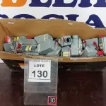 LOTE 130 - 01 LOTE COM GRANDE QUANTIDADE DE INTERRUPTORES. (NO ESTADO) ATENÇÃO! FAZER A VISITAÇÃO ANTES DE ARREMATAR, NÃO SABEMOS SE FUNCIONA, LEILÃO NÃO TEM GARANTIA E NEM DEVOLUÇÃO, SUJEITO A POSSÍVEIS AVARIAS VISÍVEIS/OCULTAS E/OU AUSÊNCIA DE COMPONENTES.