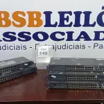 LOTE 149 - 05 SWITCH’S 24 PORTAS MARCA HP. (NO ESTADO) ATENÇÃO! FAZER A VISITAÇÃO ANTES DE ARREMATAR, NÃO SABEMOS SE FUNCIONA, LEILÃO NÃO TEM GARANTIA E NEM DEVOLUÇÃO, SUJEITO A POSSÍVEIS AVARIAS VISÍVEIS/OCULTAS E/OU AUSÊNCIA DE COMPONENTES.