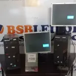 LOTE 109 - 02 CPU MARCA LENOVO E 02 MONITORES MARCA LG. (NO ESTADO) ATENÇÃO! FAZER A VISITAÇÃO ANTES DE ARREMATAR, NÃO SABEMOS SE FUNCIONA, LEILÃO NÃO TEM GARANTIA E NEM DEVOLUÇÃO, SUJEITO A POSSÍVEIS AVARIAS VISÍVEIS/OCULTAS E/OU AUSÊNCIA DE COMPONENTES.