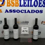 LOTE 474 - 03 GARRAFAS DE VINHO TINTO VALA REAL PORTUGUÊS SAFRA 2019 750ML. (NO ESTADO) ATENÇÃO! FAZER A VISITAÇÃO ANTES DE ARREMATAR, NÃO SABEMOS SE FUNCIONA, LEILÃO NÃO TEM GARANTIA E NEM DEVOLUÇÃO, SUJEITO A POSSÍVEIS AVARIAS VISÍVEIS/OCULTAS E/OU AUSÊNCIA DE COMPONENTES.
