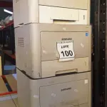 LOTE 100 - 03 IMPRESSORAS MARCA SAMSUNG. (NO ESTADO) ATENÇÃO! FAZER A VISITAÇÃO ANTES DE ARREMATAR, NÃO SABEMOS SE FUNCIONA, LEILÃO NÃO TEM GARANTIA E NEM DEVOLUÇÃO, SUJEITO A POSSÍVEIS AVARIAS VISÍVEIS/OCULTAS E/OU AUSÊNCIA DE COMPONENTES.