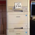 LOTE 114 - 03 IMPRESSORAS MARCA SAMSUNG. (NO ESTADO) ATENÇÃO! FAZER A VISITAÇÃO ANTES DE ARREMATAR, NÃO SABEMOS SE FUNCIONA, LEILÃO NÃO TEM GARANTIA E NEM DEVOLUÇÃO, SUJEITO A POSSÍVEIS AVARIAS VISÍVEIS/OCULTAS E/OU AUSÊNCIA DE COMPONENTES.