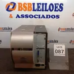 LOTE 087 - 01 IMPRESSORA DE ETIQUETAS MARCA TSC. (NO ESTADO) ATENÇÃO! FAZER A VISITAÇÃO ANTES DE ARREMATAR, NÃO SABEMOS SE FUNCIONA, LEILÃO NÃO TEM GARANTIA E NEM DEVOLUÇÃO, SUJEITO A POSSÍVEIS AVARIAS VISÍVEIS/OCULTAS E/OU AUSÊNCIA DE COMPONENTES.