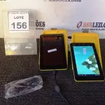 LOTE 156 - 02 TABLETS MARCA CCE. (NO ESTADO) ATENÇÃO! FAZER A VISITAÇÃO ANTES DE ARREMATAR, NÃO SABEMOS SE FUNCIONA, LEILÃO NÃO TEM GARANTIA E NEM DEVOLUÇÃO, SUJEITO A POSSÍVEIS AVARIAS VISÍVEIS/OCULTAS E/OU AUSÊNCIA DE COMPONENTES.