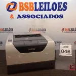 LOTE 046 - 01 IMPRESSORA MARCA BROTHER MODELO HL-5350DB. (NO ESTADO) ATENÇÃO! FAZER A VISITAÇÃO ANTES DE ARREMATAR, NÃO SABEMOS SE FUNCIONA, LEILÃO NÃO TEM GARANTIA E NEM DEVOLUÇÃO, SUJEITO A POSSÍVEIS AVARIAS VISÍVEIS/OCULTAS E/OU AUSÊNCIA DE COMPONENTES.