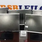 LOTE 103 - 05 MONITORES MARCA HP. (NO ESTADO) ATENÇÃO! FAZER A VISITAÇÃO ANTES DE ARREMATAR, NÃO SABEMOS SE FUNCIONA, LEILÃO NÃO TEM GARANTIA E NEM DEVOLUÇÃO, SUJEITO A POSSÍVEIS AVARIAS VISÍVEIS/OCULTAS E/OU AUSÊNCIA DE COMPONENTES.