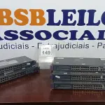 LOTE 149 - 05 SWITCH’S 24 PORTAS MARCA HP. (NO ESTADO) ATENÇÃO! FAZER A VISITAÇÃO ANTES DE ARREMATAR, NÃO SABEMOS SE FUNCIONA, LEILÃO NÃO TEM GARANTIA E NEM DEVOLUÇÃO, SUJEITO A POSSÍVEIS AVARIAS VISÍVEIS/OCULTAS E/OU AUSÊNCIA DE COMPONENTES.