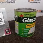 LOTE 502 - 01 TINTA DE TINTA ACRÍLICA 3,6L COR FOSCO EQUILÍBRIO MARCA GLASURIT. (NO ESTADO) ATENÇÃO! FAZER A VISITAÇÃO ANTES DE ARREMATAR, NÃO SABEMOS SE FUNCIONA. LEILÃO NÃO TEM GARANTIA E NEM DEVOLUÇÃO, SUJEITO A POSSÍVEIS AVARIAS VISÍVEIS/OCULTAS E/OU AUSÊNCIA DE COMPONENTES.