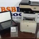LOTE 032 - 04 IMPRESSORAS DE MARCAS E MODELOS DIVERSOS. (NO ESTADO) ATENÇÃO! FAZER A VISITAÇÃO ANTES DE ARREMATAR, NÃO SABEMOS SE FUNCIONA, LEILÃO NÃO TEM GARANTIA E NEM DEVOLUÇÃO, SUJEITO A POSSÍVEIS AVARIAS VISÍVEIS/OCULTAS E/OU AUSÊNCIA DE COMPONENTES.
