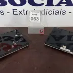 LOTE 063 - 02 NOTEBOOKS COM AVARIAS. (NO ESTADO) ATENÇÃO! FAZER A VISITAÇÃO ANTES DE ARREMATAR, NÃO SABEMOS SE FUNCIONA, LEILÃO NÃO TEM GARANTIA E NEM DEVOLUÇÃO, SUJEITO A POSSÍVEIS AVARIAS VISÍVEIS/OCULTAS E/OU AUSÊNCIA DE COMPONENTES.