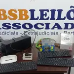LOTE 286 - 01 NOBREAK, 03 TECLADOS, 01 FONTE DE PC, LEITORAS DE CÓDIGOS DE BARRAS E CABOS DIVERSOS. (NO ESTADO) ATENÇÃO! FAZER A VISITAÇÃO ANTES DE ARREMATAR, NÃO SABEMOS SE FUNCIONA, LEILÃO NÃO TEM GARANTIA E NEM DEVOLUÇÃO, SUJEITO A POSSÍVEIS AVARIAS VISÍVEIS/OCULTAS E/OU AUSÊNCIA DE COMPONENTES.