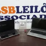 LOTE 063 - 02 NOTEBOOKS COM AVARIAS. (NO ESTADO) ATENÇÃO! FAZER A VISITAÇÃO ANTES DE ARREMATAR, NÃO SABEMOS SE FUNCIONA, LEILÃO NÃO TEM GARANTIA E NEM DEVOLUÇÃO, SUJEITO A POSSÍVEIS AVARIAS VISÍVEIS/OCULTAS E/OU AUSÊNCIA DE COMPONENTES.