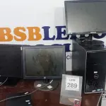 LOTE 289 - 02 MONITORES DE MARCAS VARIADAS, 01 CPU, 01 MINI CPU E 01 MONITOR TOUCHSCREEN MARCA ELO. (NO ESTADO) ATENÇÃO! FAZER A VISITAÇÃO ANTES DE ARREMATAR, NÃO SABEMOS SE FUNCIONA, LEILÃO NÃO TEM 270GARANTIA E NEM DEVOLUÇÃO, SUJEITO A POSSÍVEIS AVARIAS VISÍVEIS/OCULTAS E/OU AUSÊNCIA DE COMPONENTES.