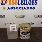 LOTE 035 - 01 LATA DE ESMALTE SINTÉTICO PREMIERLUX DE 3,6L NA COR BRANCO GELO MARCA PREMIER. (NO ESTADO) ATENÇÃO! FAZER A VISITAÇÃO ANTES DE ARREMATAR, NÃO SABEMOS SE FUNCIONA, LEILÃO NÃO TEM GARANTIA E NEM DEVOLUÇÃO, SUJEITO A POSSÍVEIS AVARIAS VISÍVEIS/OCULTAS E/OU AUSÊNCIA DE COMPONENTES.