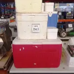 LOTE 243 - 03 CAIXAS TÉRMICAS E 06 CAIXAS DE ISOPORES DE TAMANHOS DIVERSOS. (NO ESTADO) ATENÇÃO! FAZER A VISITAÇÃO ANTES DE ARREMATAR, NÃO SABEMOS SE FUNCIONA, LEILÃO NÃO TEM GARANTIA E NEM DEVOLUÇÃO, SUJEITO A POSSÍVEIS AVARIAS VISÍVEIS/OCULTAS E/OU AUSÊNCIA DE COMPONENTES.