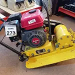 LOTE 273 - 01 COMPACTADORA DE SOLO MARCA BRANCO. (NO ESTADO) ATENÇÃO! FAZER A VISITAÇÃO ANTES DE ARREMATAR, NÃO SABEMOS SE FUNCIONA, LEILÃO NÃO TEM GARANTIA E NEM DEVOLUÇÃO, SUJEITO A POSSÍVEIS AVARIAS VISÍVEIS/OCULTAS E/OU AUSÊNCIA DE COMPONENTES.